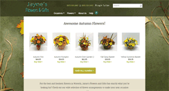 Desktop Screenshot of jaynesflowershop.com